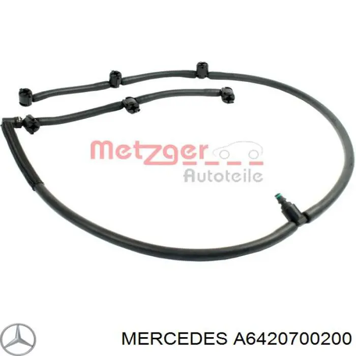 Обратная топливная трубка A6420700200 Mercedes