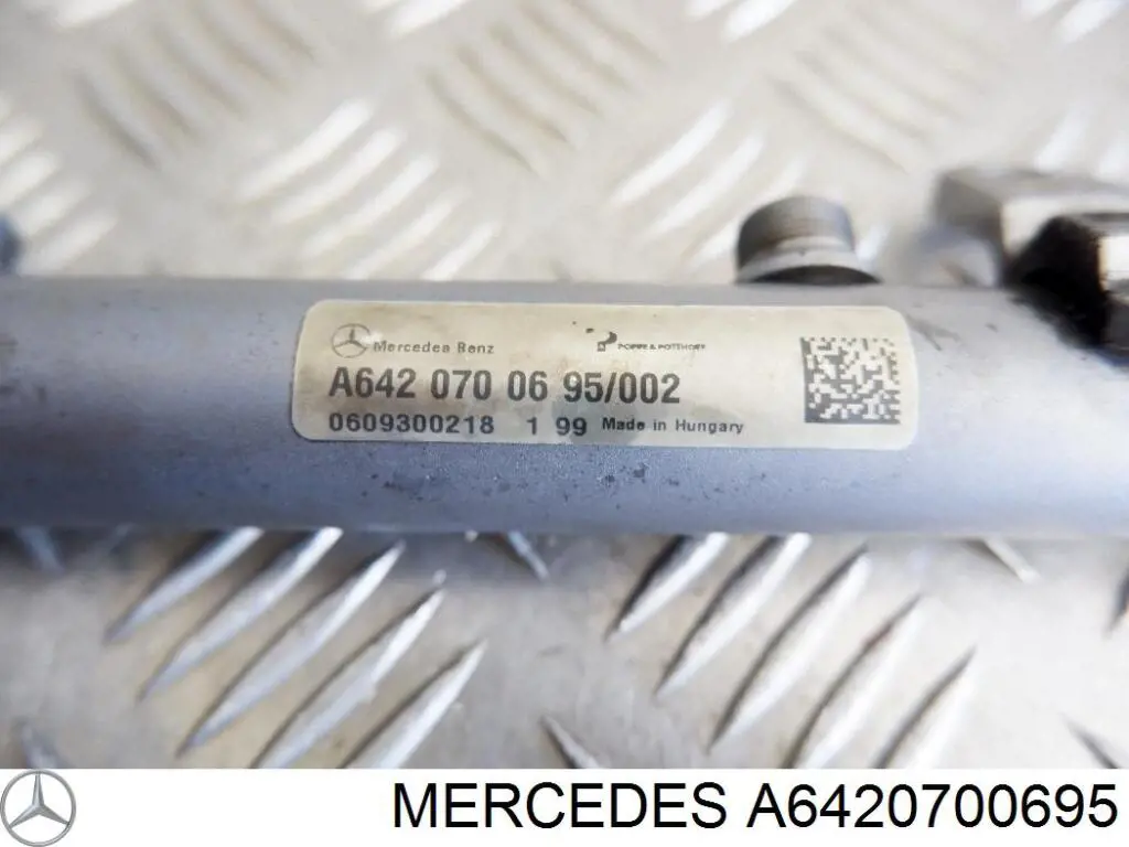 A6420700695 Mercedes distribuidor de combustível (rampa direito)