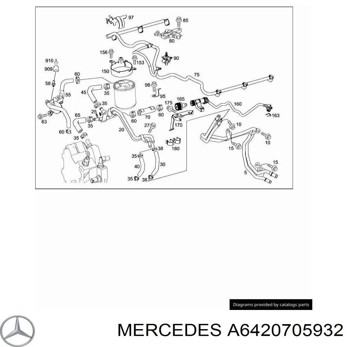 Купить A6420705932 Mercedes 