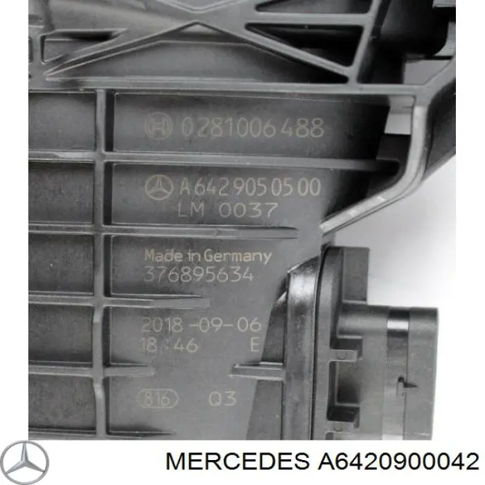 A6420900042 MERCEDES Caudalímetro original y equivalente