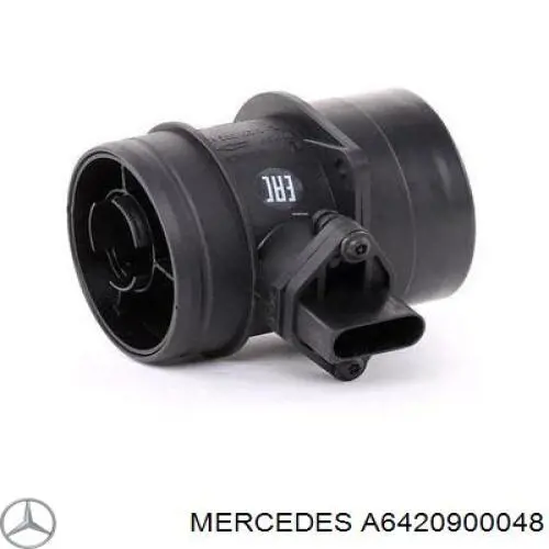 A6420900048 Mercedes sensor de fluxo (consumo de ar, medidor de consumo M.A.F. - (Mass Airflow))