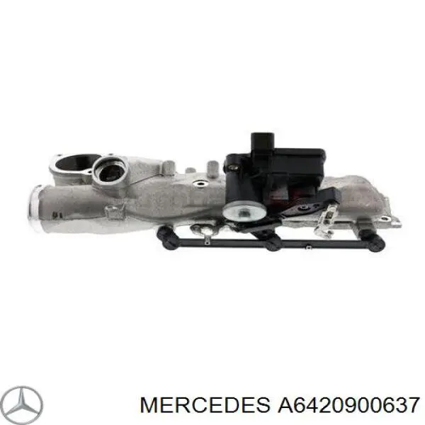 A6420900637 Mercedes tubo coletor direito de admissão