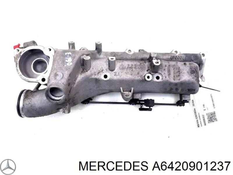 a6420901237 Mercedes tubo coletor direito de admissão