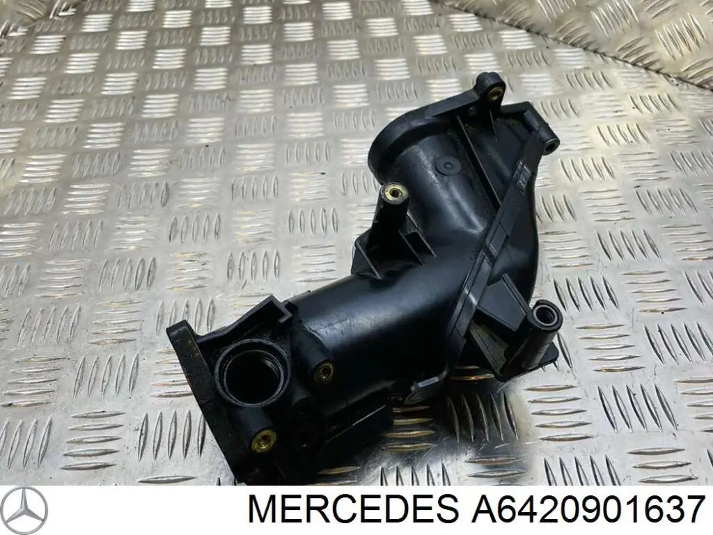 A6420901637 Mercedes cano derivado de ar, da válvula de borboleta