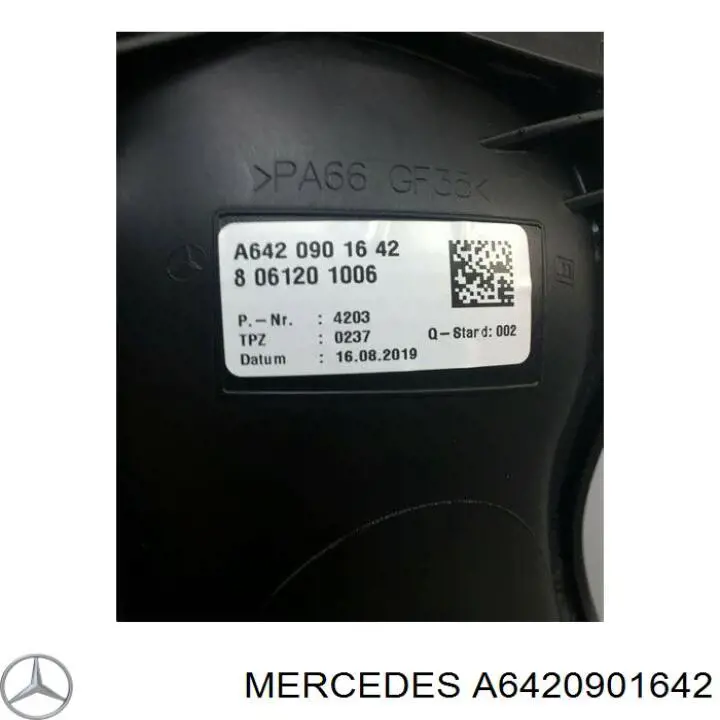 Sensor de fluxo (consumo) de ar, medidor de consumo M.A.F. - (Mass Airflow) Mercedes A6420901642 preço, a partir de 452,52 USD