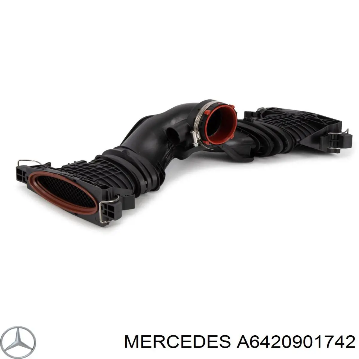 A6420901742 Mercedes sensor de fluxo (consumo de ar, medidor de consumo M.A.F. - (Mass Airflow))