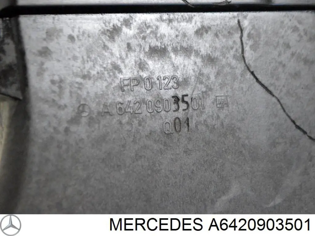 Купить 6420903501 Mercedes Корпус воздушного фильтра левый