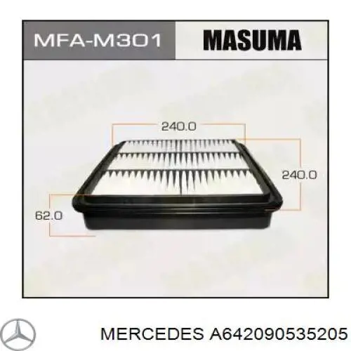 Купить A642090535205 Mercedes Фильтр-отстойник топлива грубой очистки