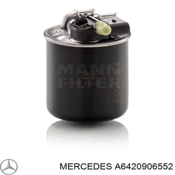 Фильтр тонкой очистки топлива Mercedes A6420906552 цена, от 119.34 USD