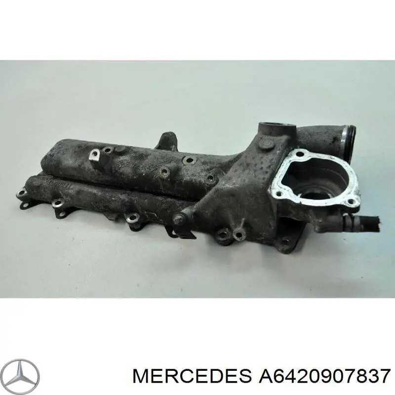 6420907837 Mercedes tubo coletor direito de admissão