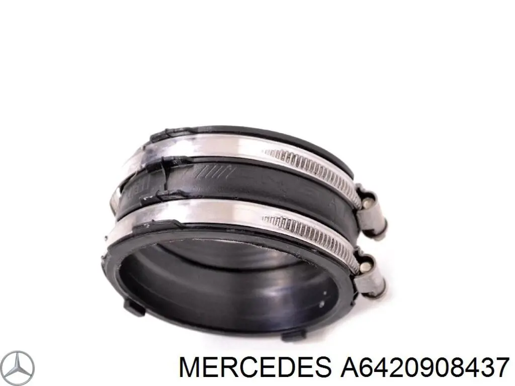 A6420908437 Mercedes mangueira (cano derivado superior de intercooler)