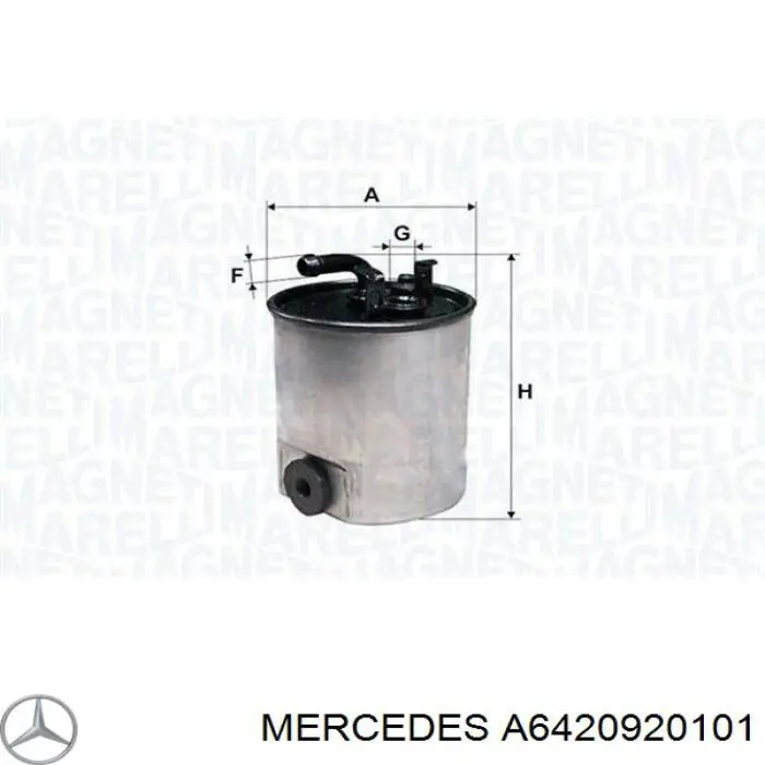 A6420920101 Mercedes Фильтр топлива