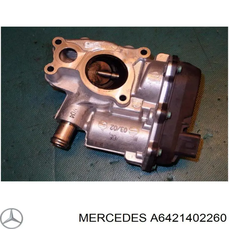 A6421403060 Mercedes válvula egr de recirculação dos gases