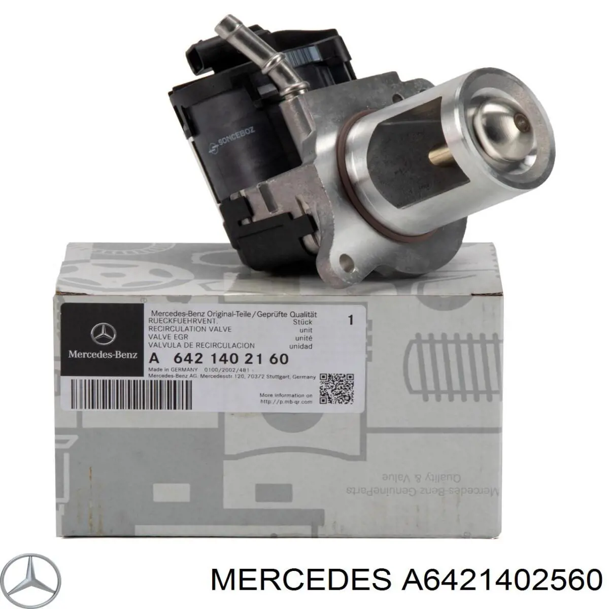 6421402560 Mercedes Клапан рециркуляции отработавших газов EGR