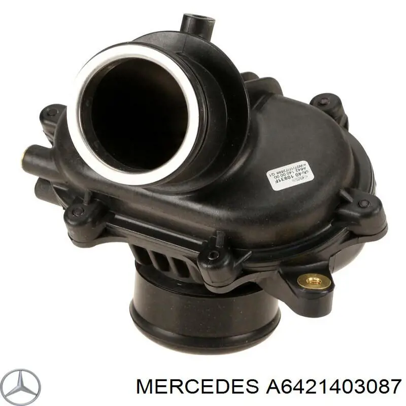 Silenciador (ressonador) dos gases de turbina para Mercedes Sprinter (906)