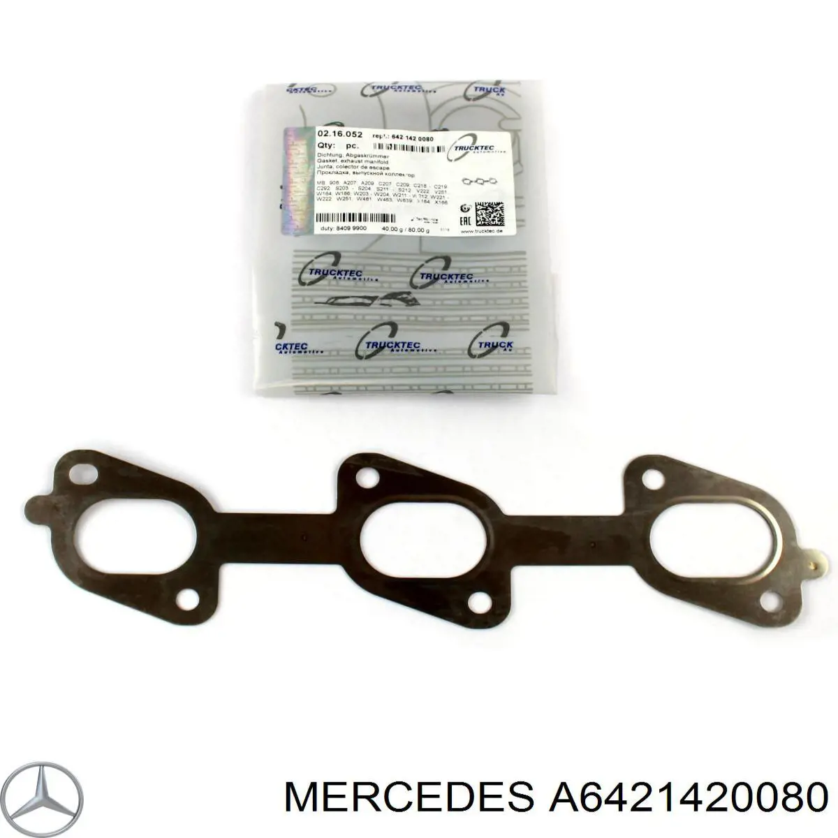 Vedante de tubo coletor de escape Mercedes A6421420080 preço, a partir de 13,11 USD