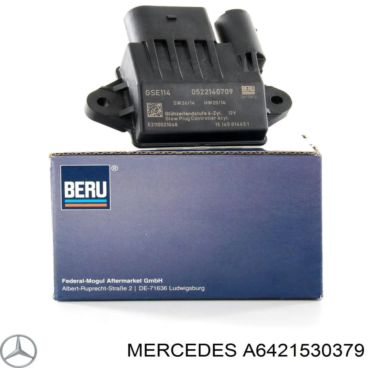 A6421530379 MERCEDES Relé de los calentadores original y equivalente