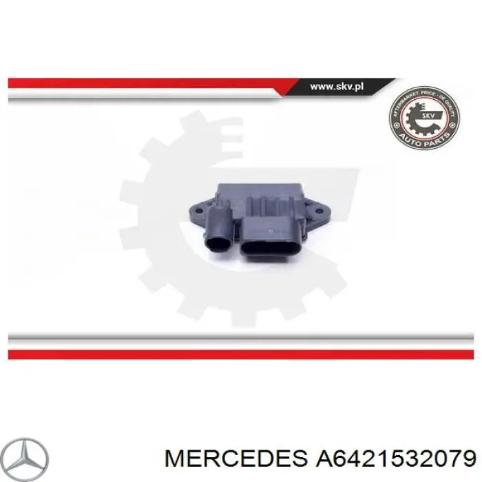 A6421532079 MERCEDES Relé de los calentadores original y equivalente