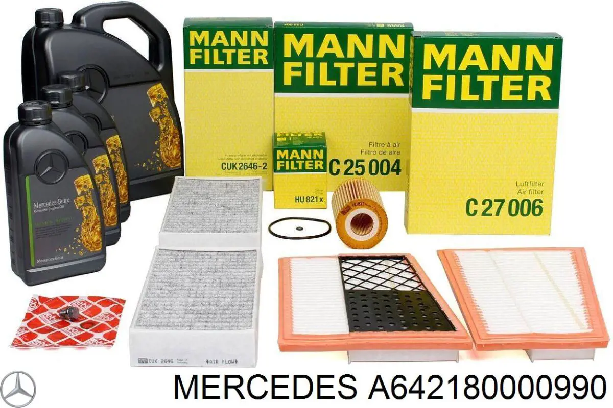Купить A642180000990 Mercedes Фильтр центробежный очистки масла