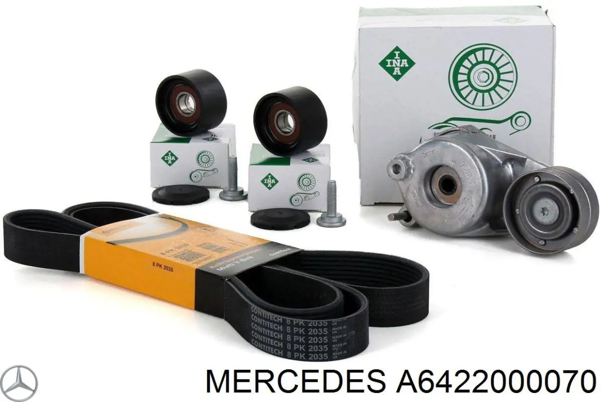 A6422000070 Mercedes Reguladora de tensão da correia de transmissão