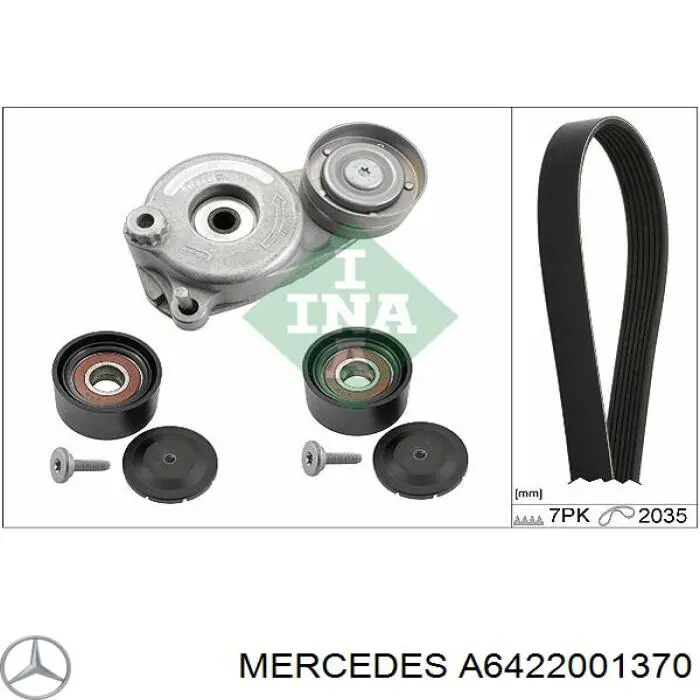 Compre A6422001370 Mercedes Reguladora de tensão da correia de transmissão