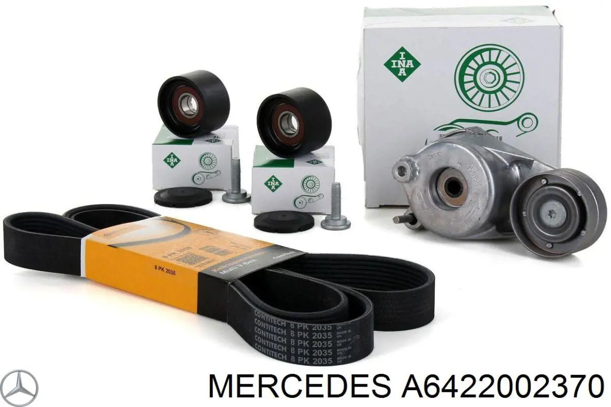 Паразитный ролик приводного ремня Mercedes A6422002370 цена, от 19.00 USD