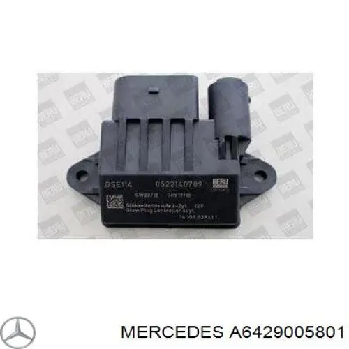 A6429005801 MERCEDES Relé de precalentamiento original y equivalente