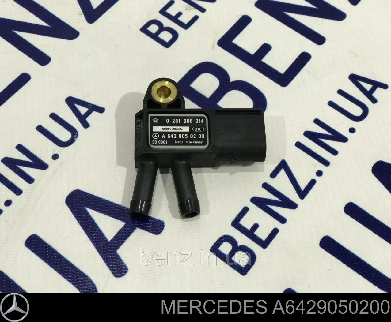 A6429050200 Mercedes sensor de pressão dos gases de escape