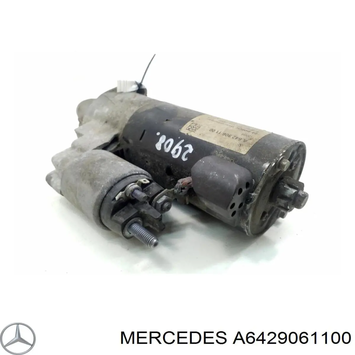 Стартер двигателя Mercedes A6429061100