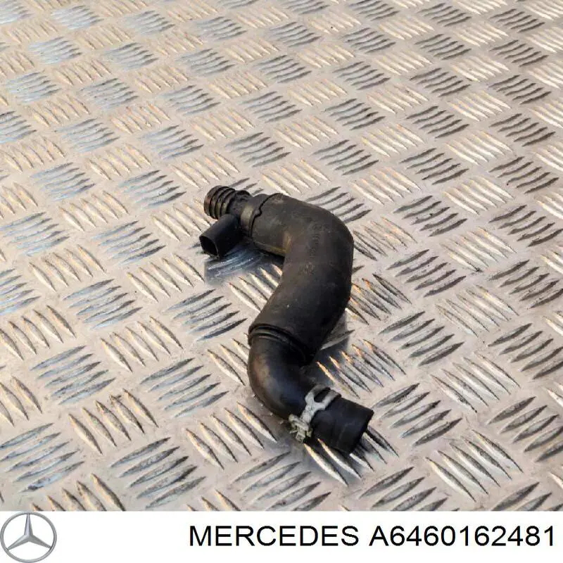 6460162481 Mercedes cano derivado de ventilação de cárter (de separador de óleo)