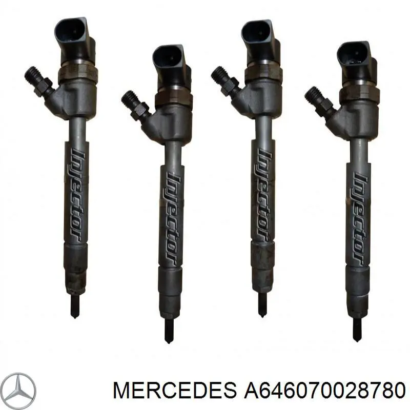 A646070028780 Mercedes injetor de injeção de combustível