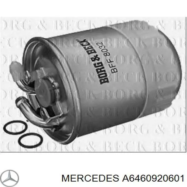 Купить A6460920601 Mercedes Фильтр-отстойник топлива грубой очистки
