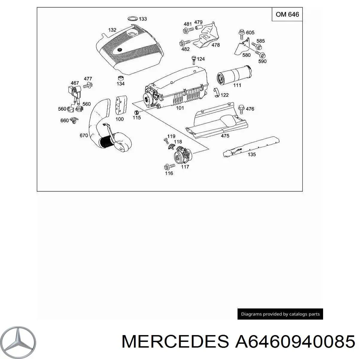 A6460940085 Mercedes 