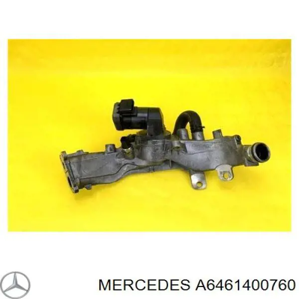 A6461400760 Mercedes válvula egr de recirculação dos gases