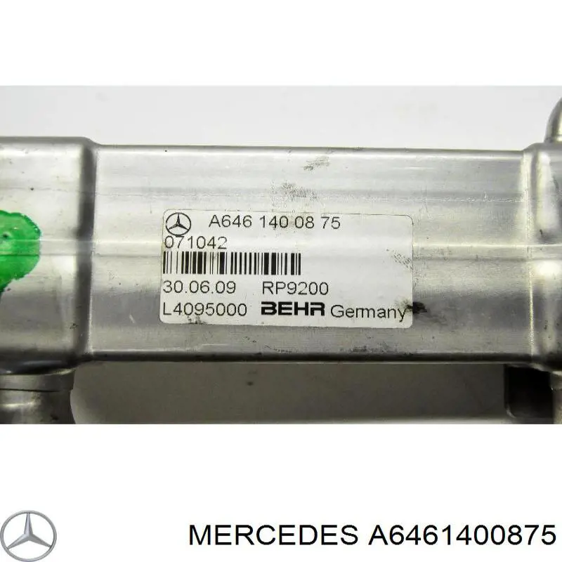 Купить A6461400875 Mercedes Радиатор системы EGR