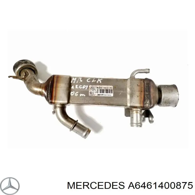A6461400875 Mercedes Радиатор системы EGR