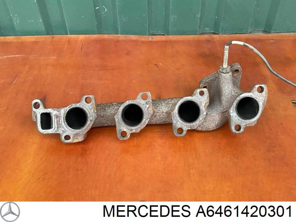 Система выпуска газов двигателя на Mercedes Sprinter (906)