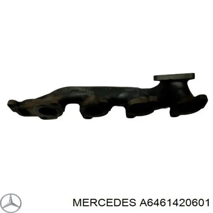 Система выпуска газов двигателя на Mercedes C  W204