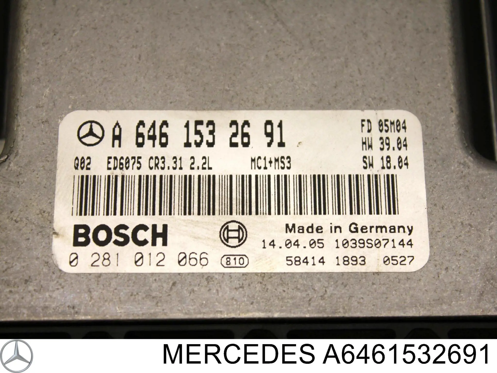 6461532691 Mercedes Мозги двигателя