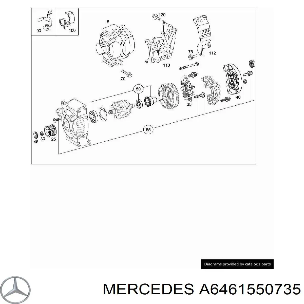 6461550735 Mercedes 