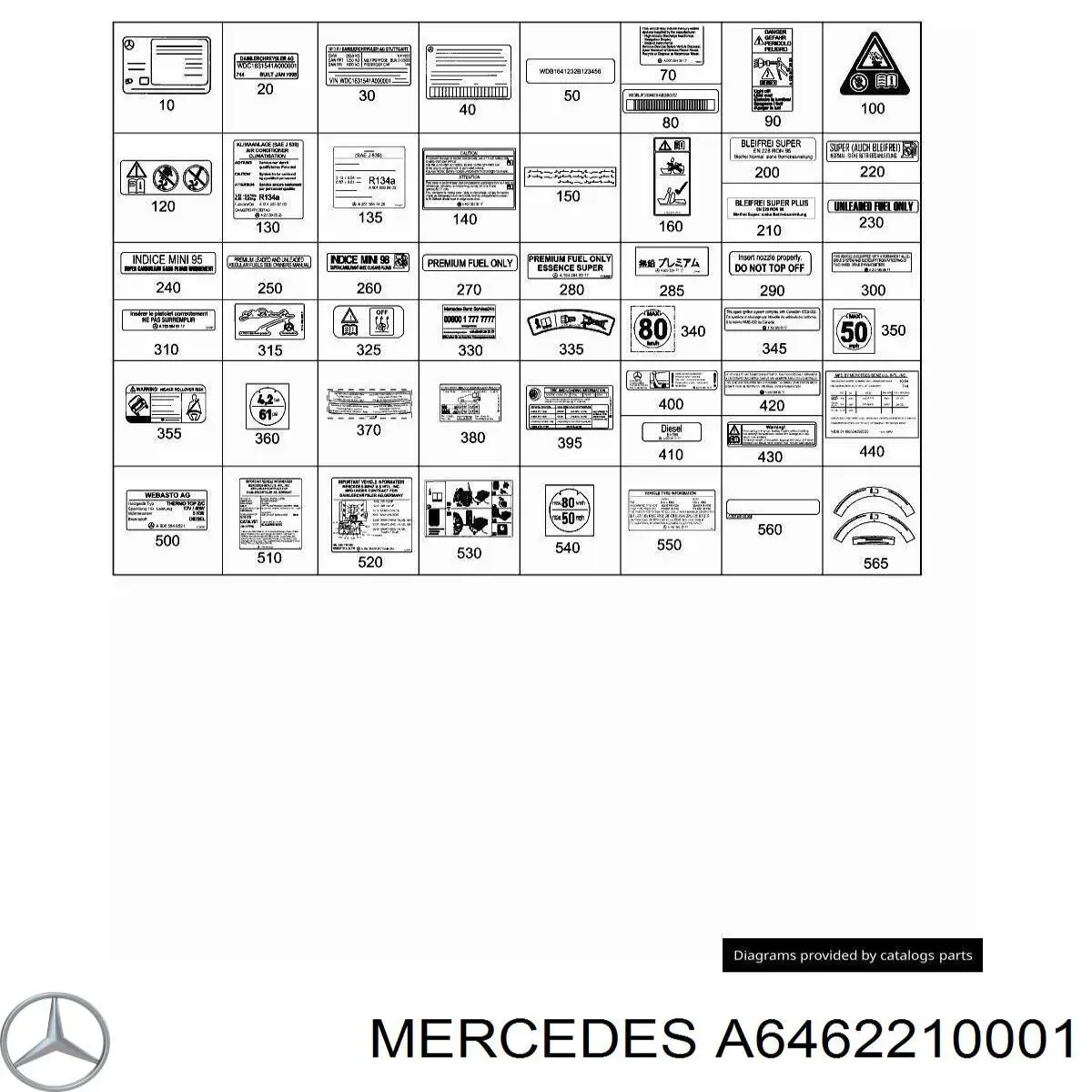  A6462210001 Mercedes