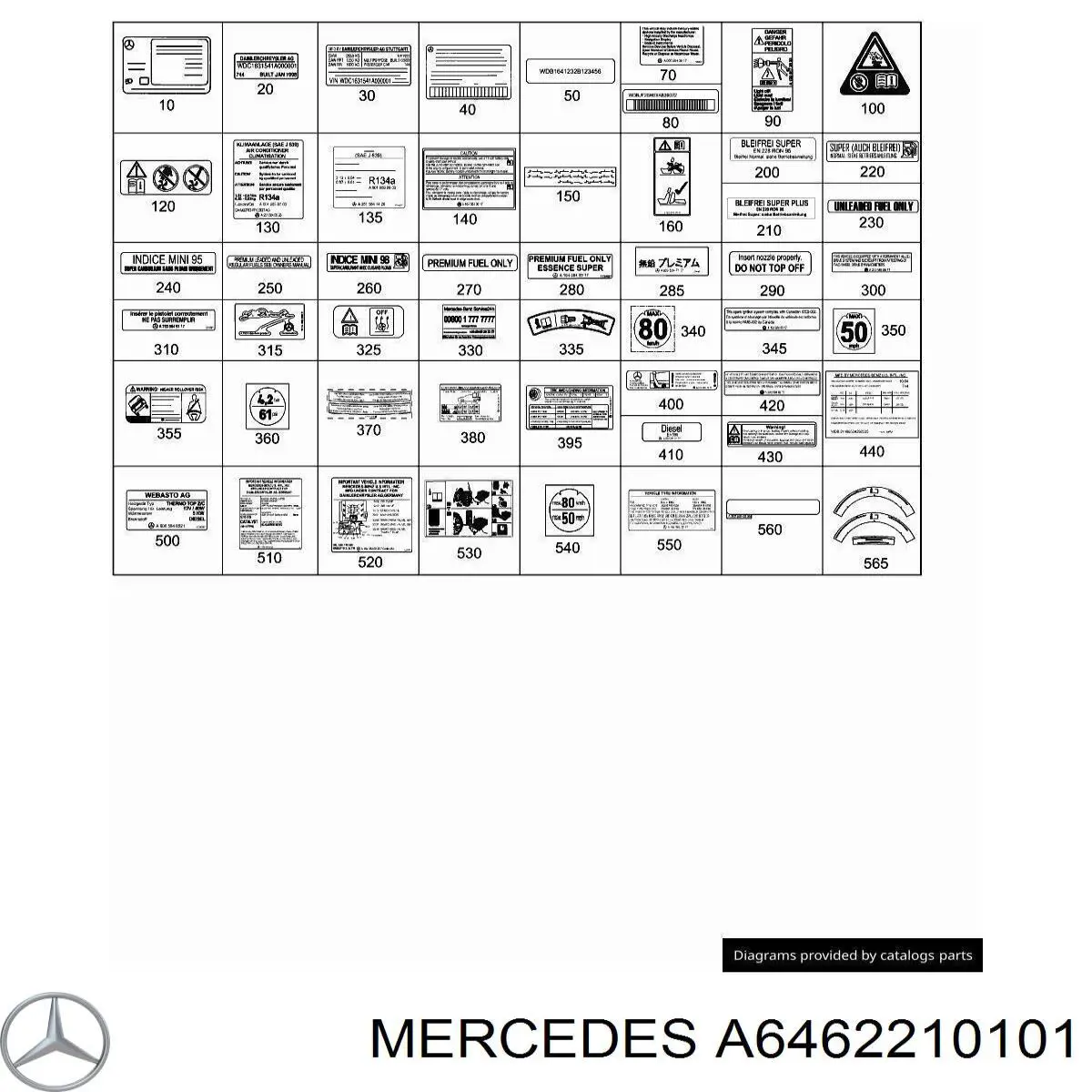  A6462210101 Mercedes