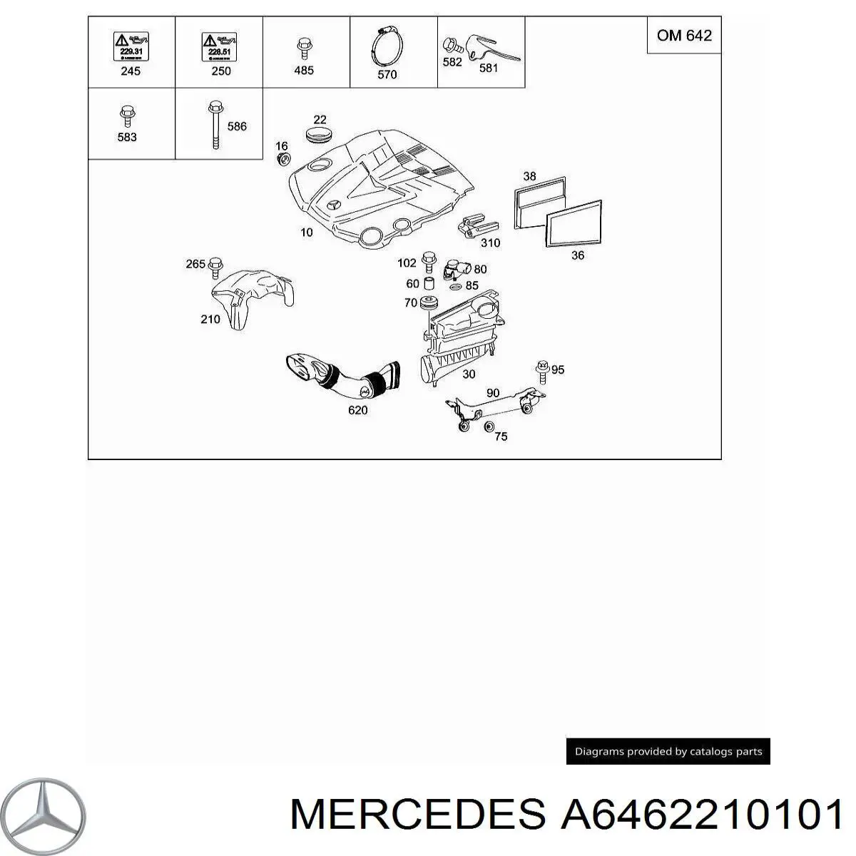  Mercedes A6462210101 цена, от 39.50 USD