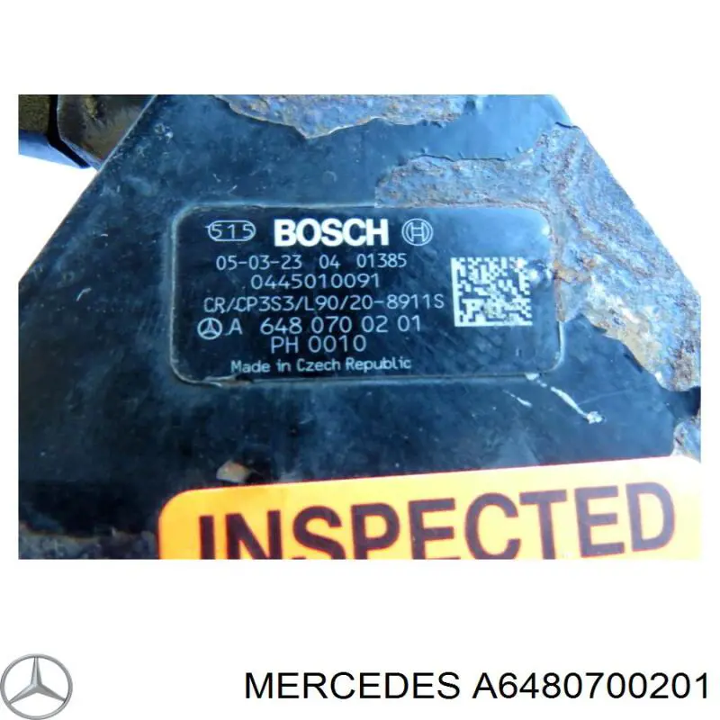 ТНВД A6480700201 Mercedes