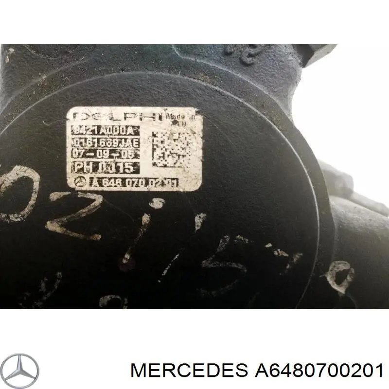 Bomba inyectora A6480700201 Mercedes