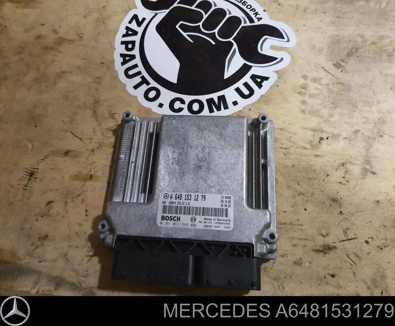 A648153167980 Mercedes módulo de direção (centralina eletrônica de motor)