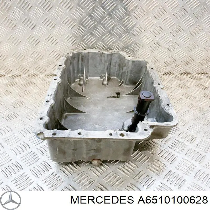 A6510100628 Mercedes panela de óleo de cárter do motor, parte inferior