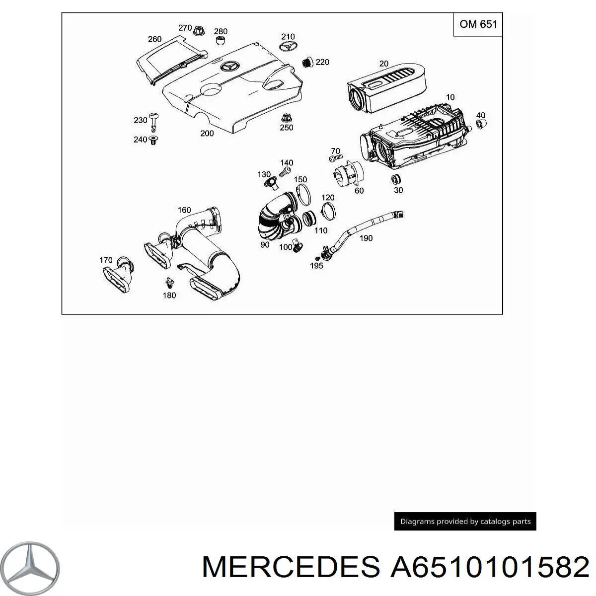 A6510101582 Mercedes 