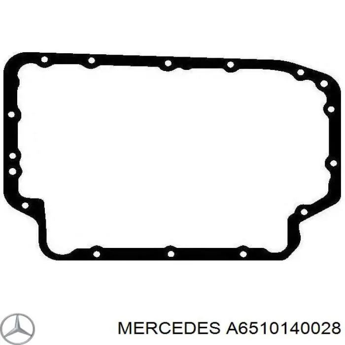 Прокладка поддона картера двигателя Mercedes A6510140028