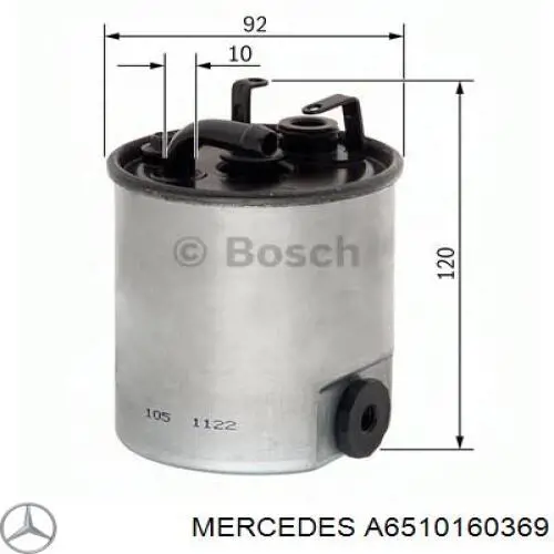 6510160569 Mercedes Комплект прокладок двигателя верхний